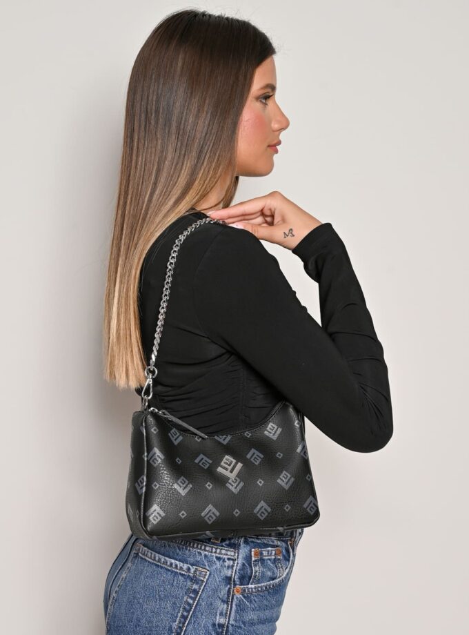 Τσαντα Regina Signature Bag Black lovebyhands.gr