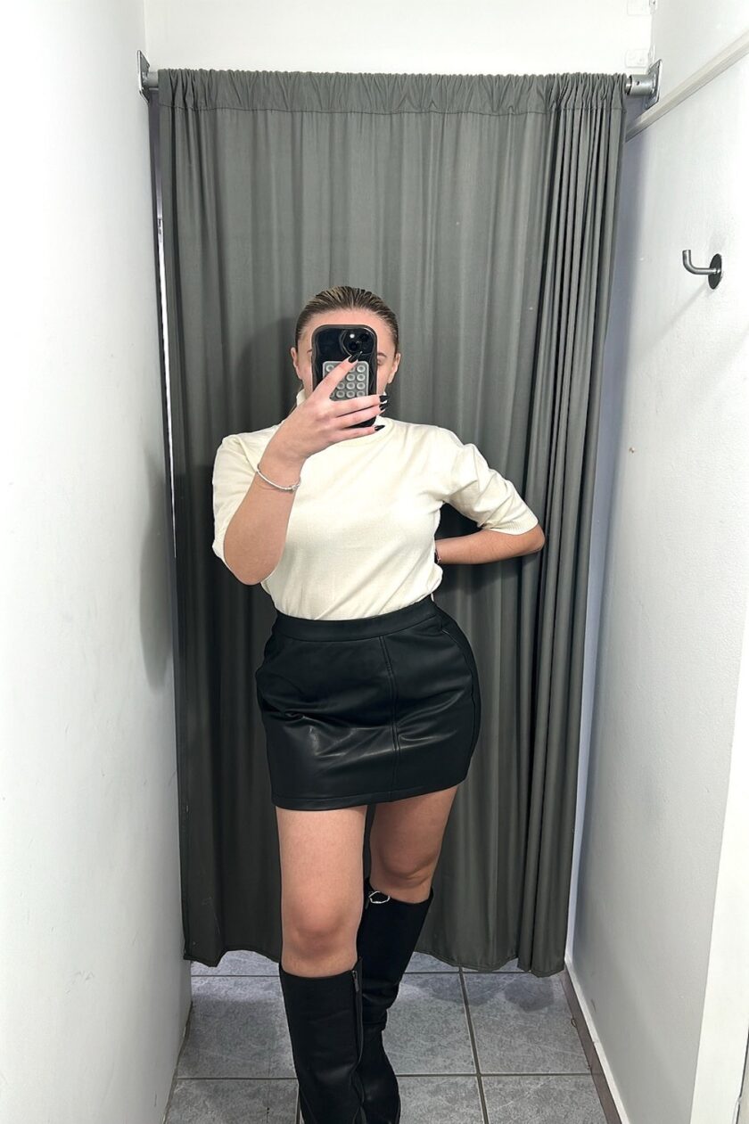 Samuel skirt (Jet Black) lovebyhands.gr