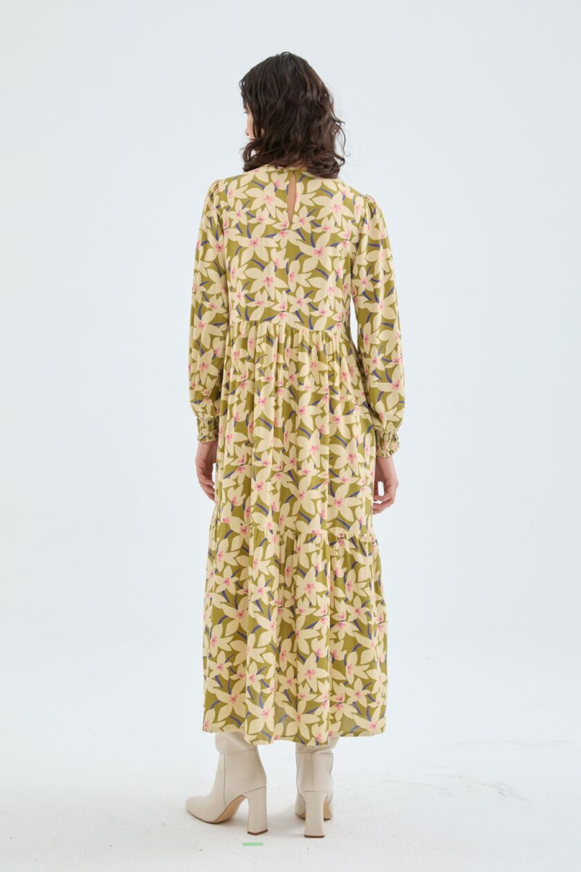 Floral Midi Dress lovebyhands.gr
