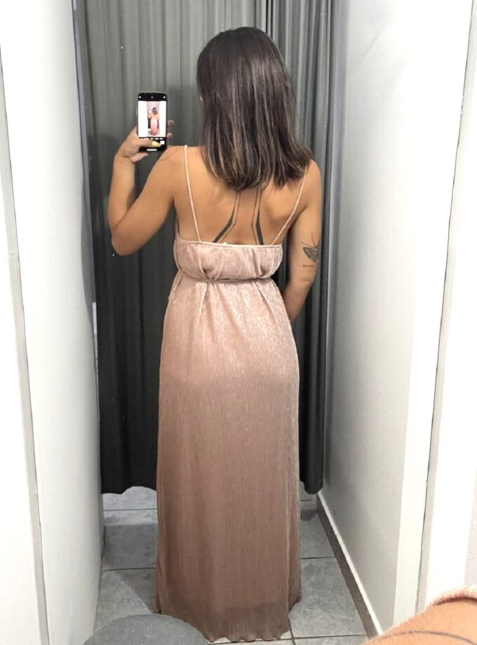 Pink Long Dress lovebyhands.gr
