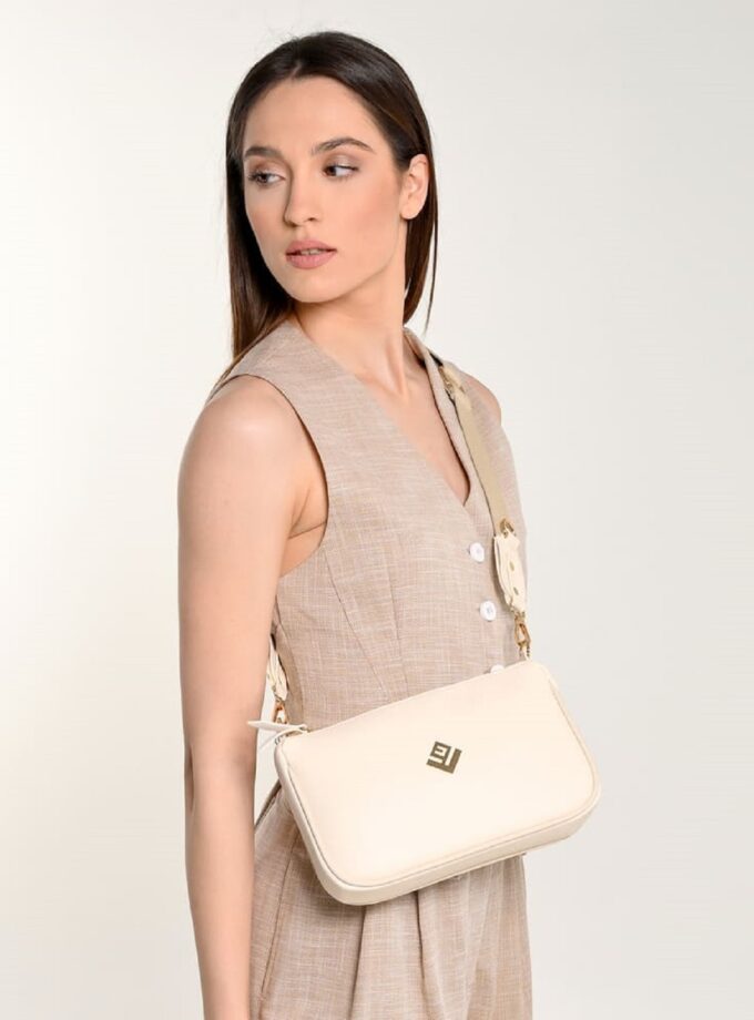Caldera Large Asti Bag (Beige) lovebyhands.gr