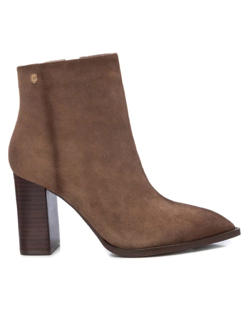 Suede Ankle Boots Taupe love.sinnefo.cloud