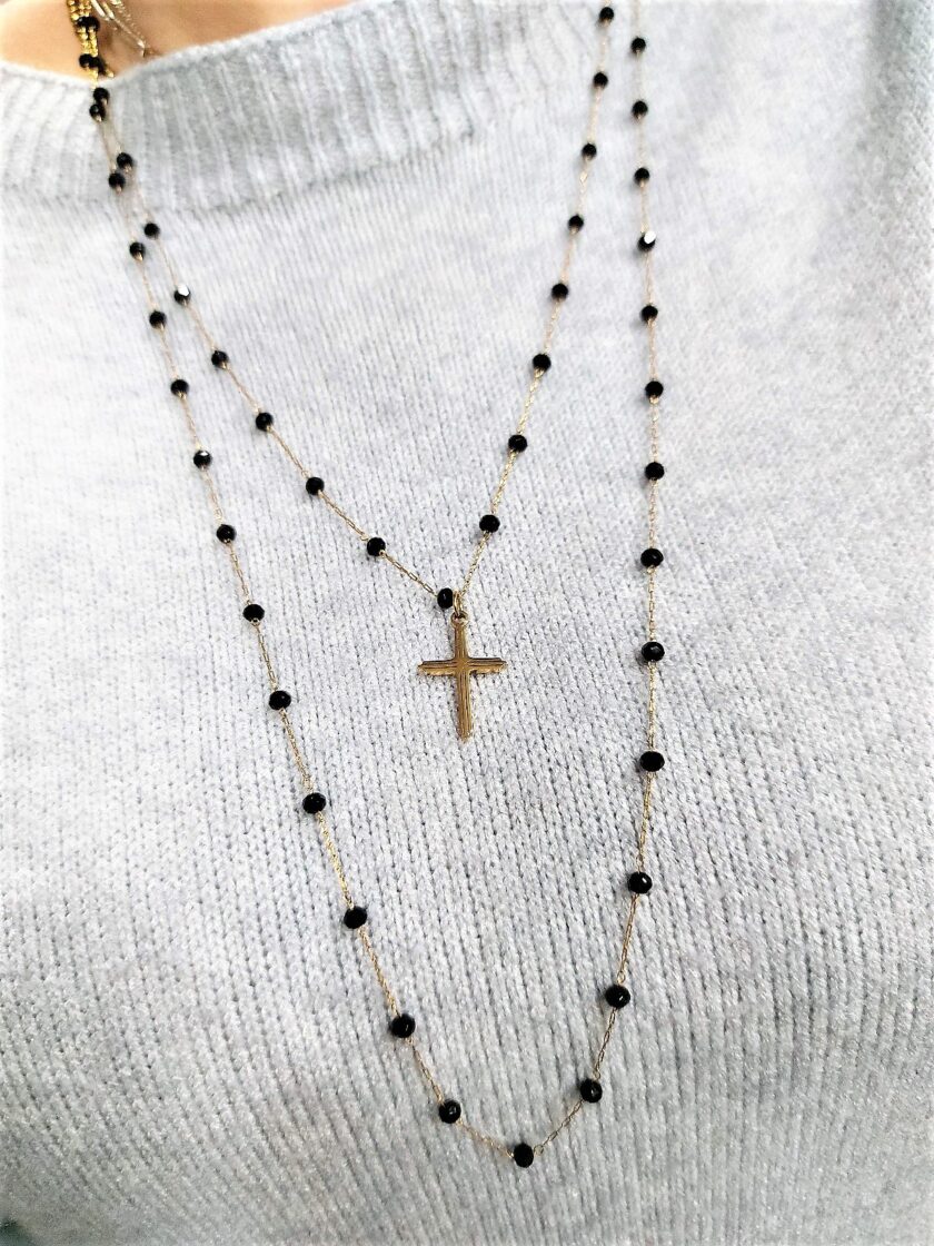 κολιέ Rosary Cross love.sinnefo.cloud