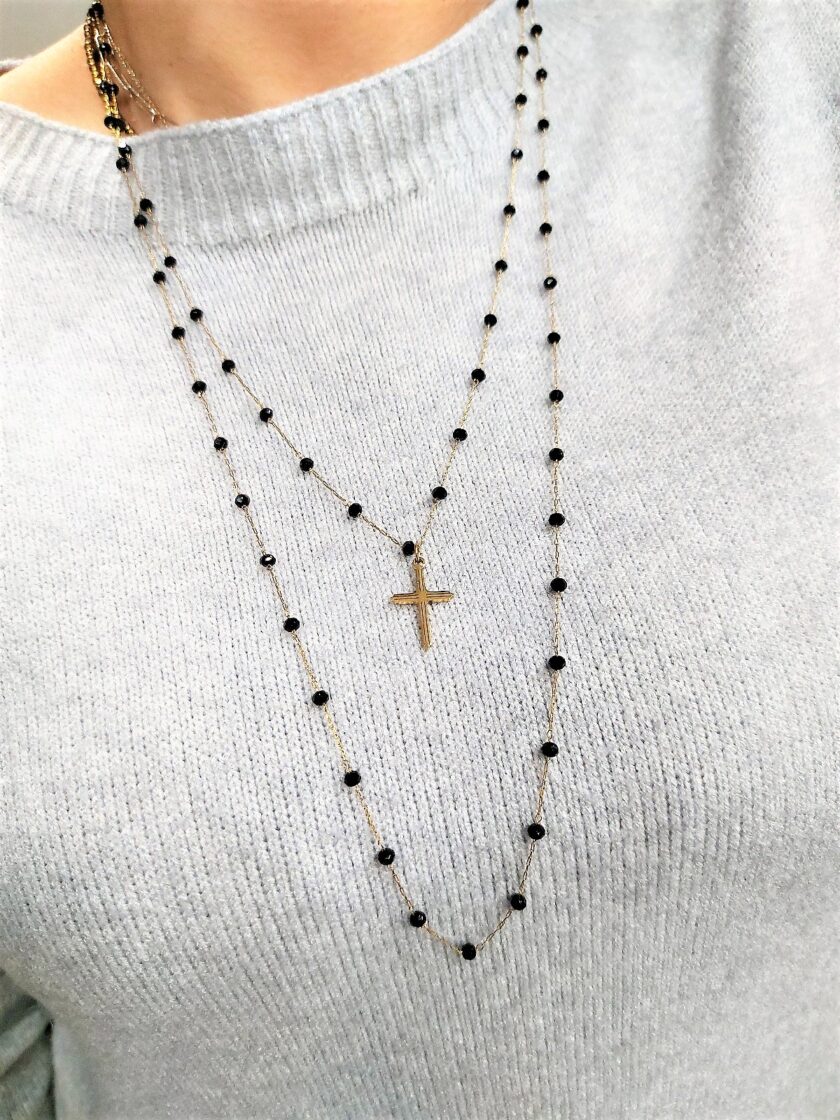 κολιέ Rosary Cross love.sinnefo.cloud