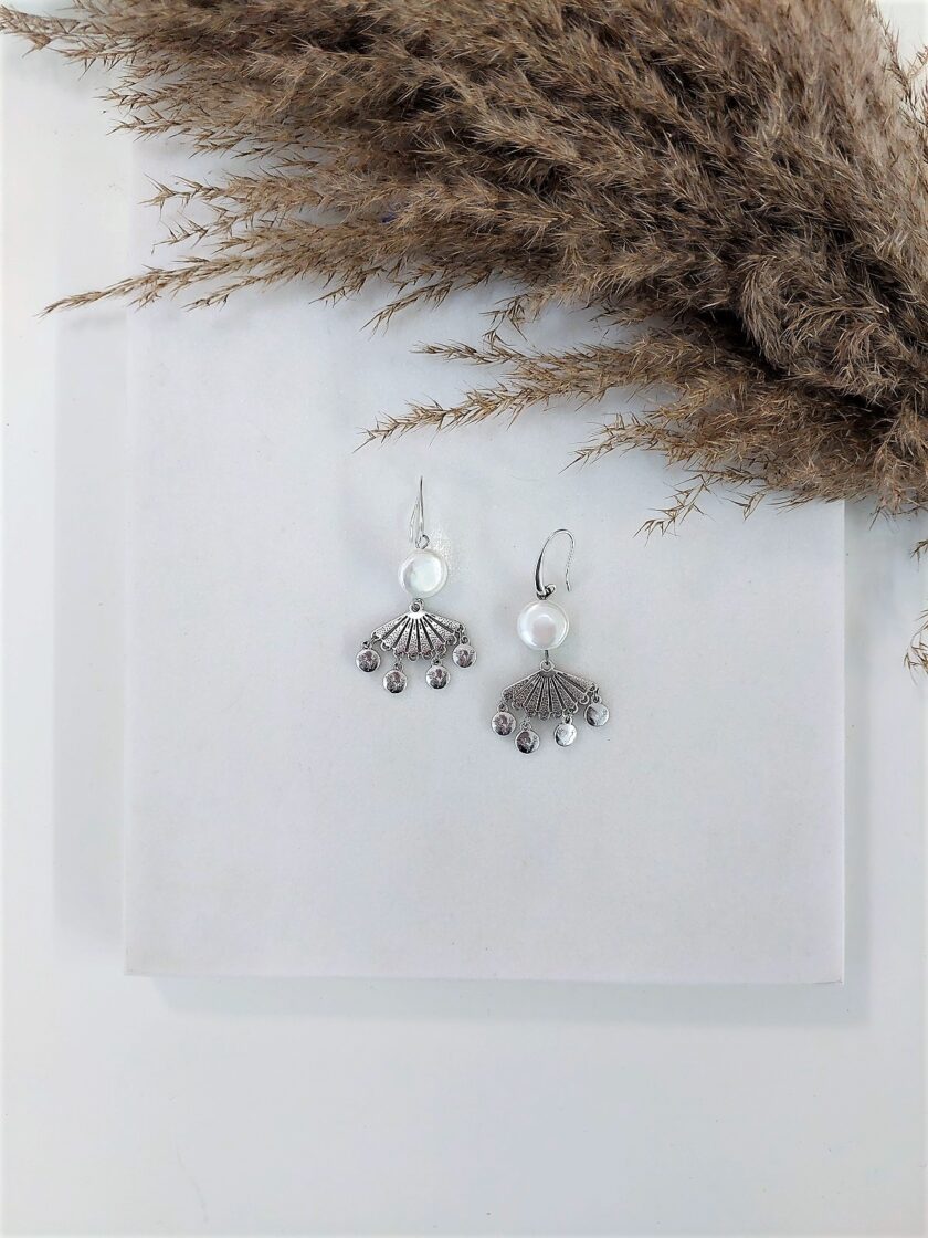 Σκουλαρίκια fan earings love.sinnefo.cloud