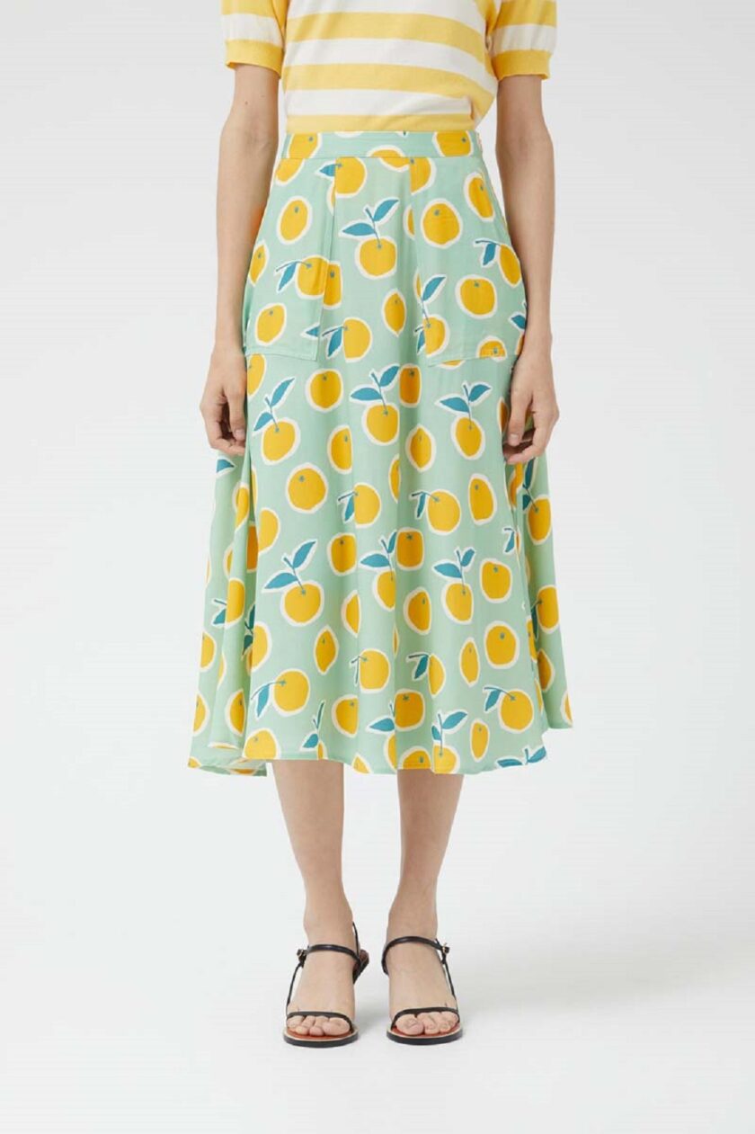 Yuzu Midi Skirt love.sinnefo.cloud