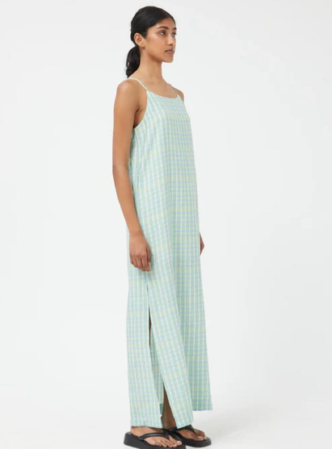 Green Summer Long Dress love.sinnefo.cloud