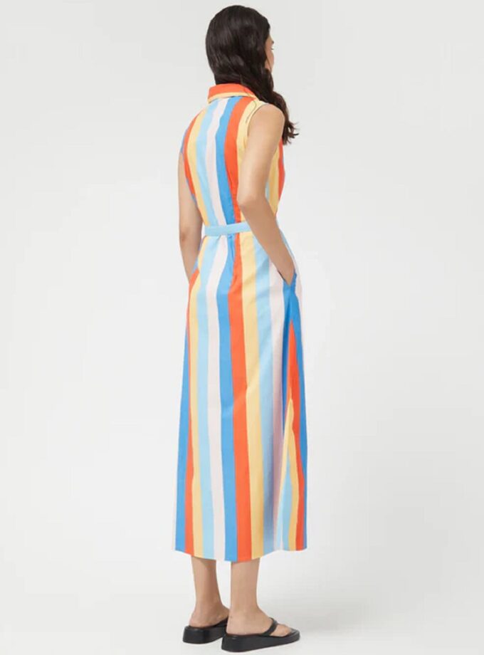 Beach Stripes Long Dress love.sinnefo.cloud