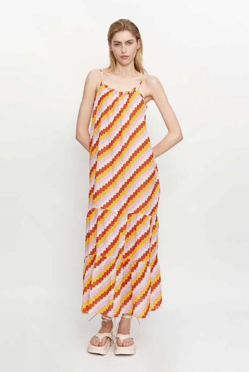 Zig Zag Maxi Dress love.sinnefo.cloud