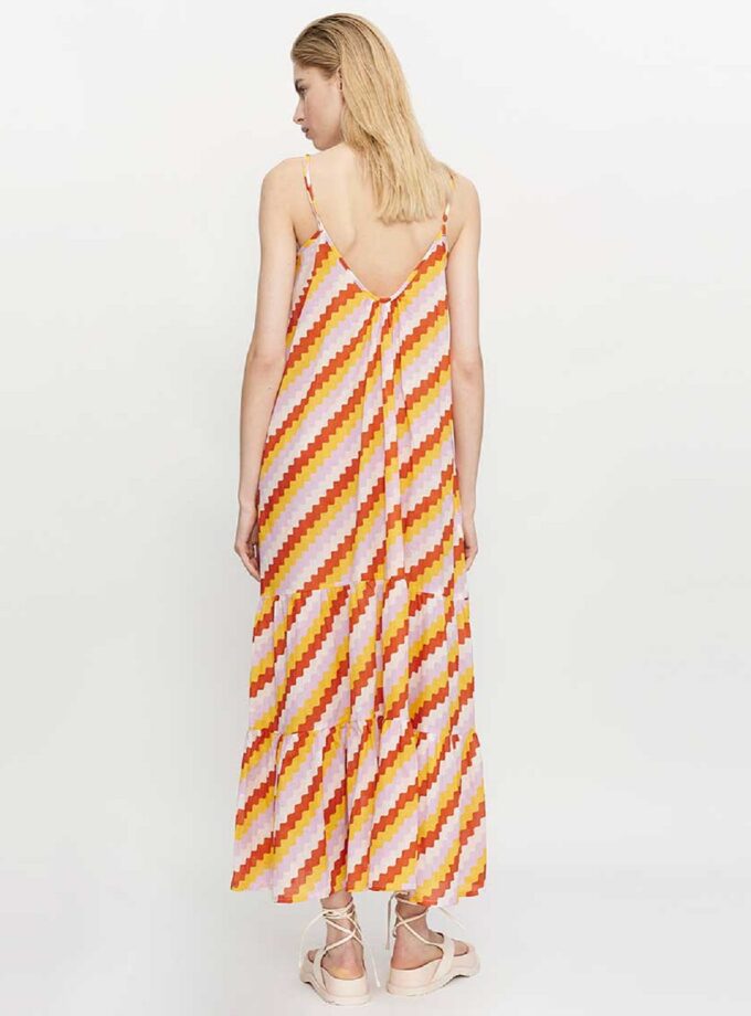 Zig Zag Maxi Dress love.sinnefo.cloud