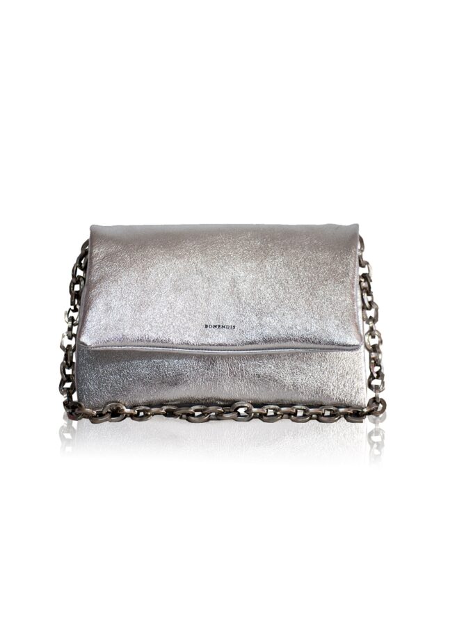 Anna Bag (Silver Metallic Leather) love.sinnefo.cloud