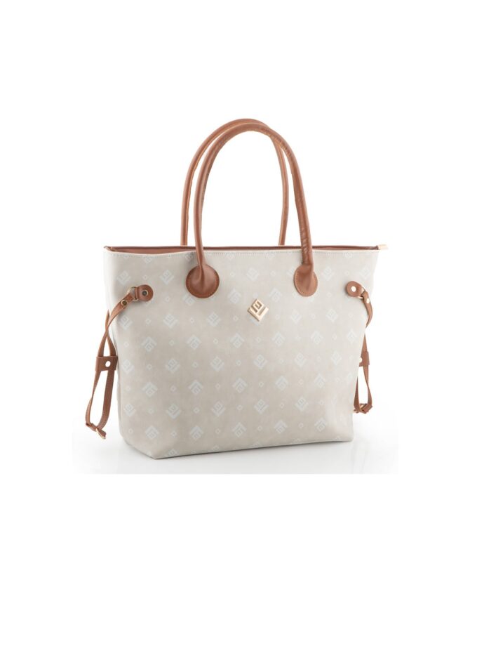 Τσάντα Annette Large Signature Bag Beige love.sinnefo.cloud