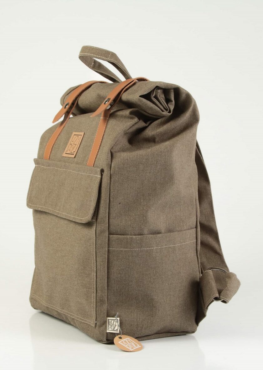 Ypatia Olive Backpack love.sinnefo.cloud