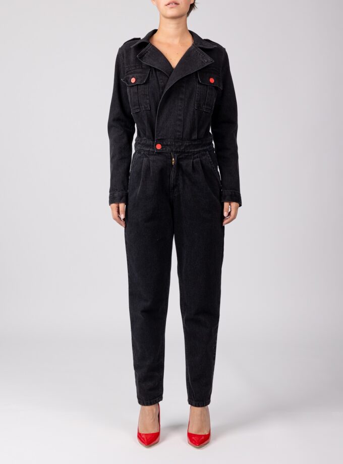 Safari Jumpsuit (Black) love.sinnefo.cloud