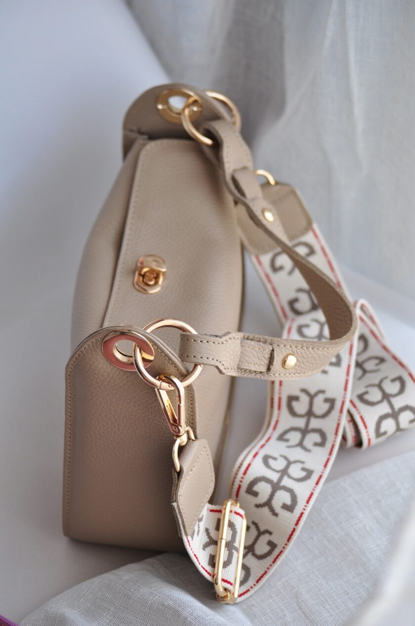 Gigi Bag -Taupe Leather love.sinnefo.cloud