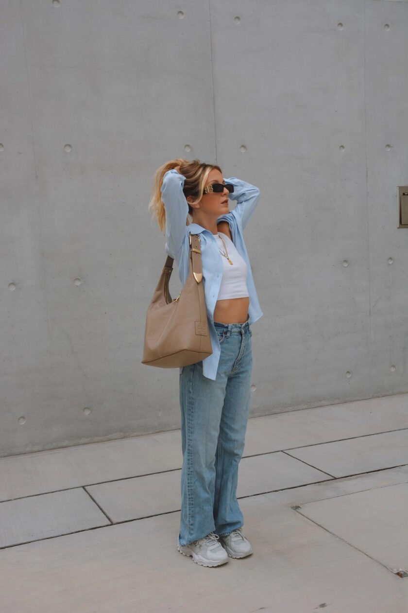 Serena Tote Bag - Taupe Leather love.sinnefo.cloud