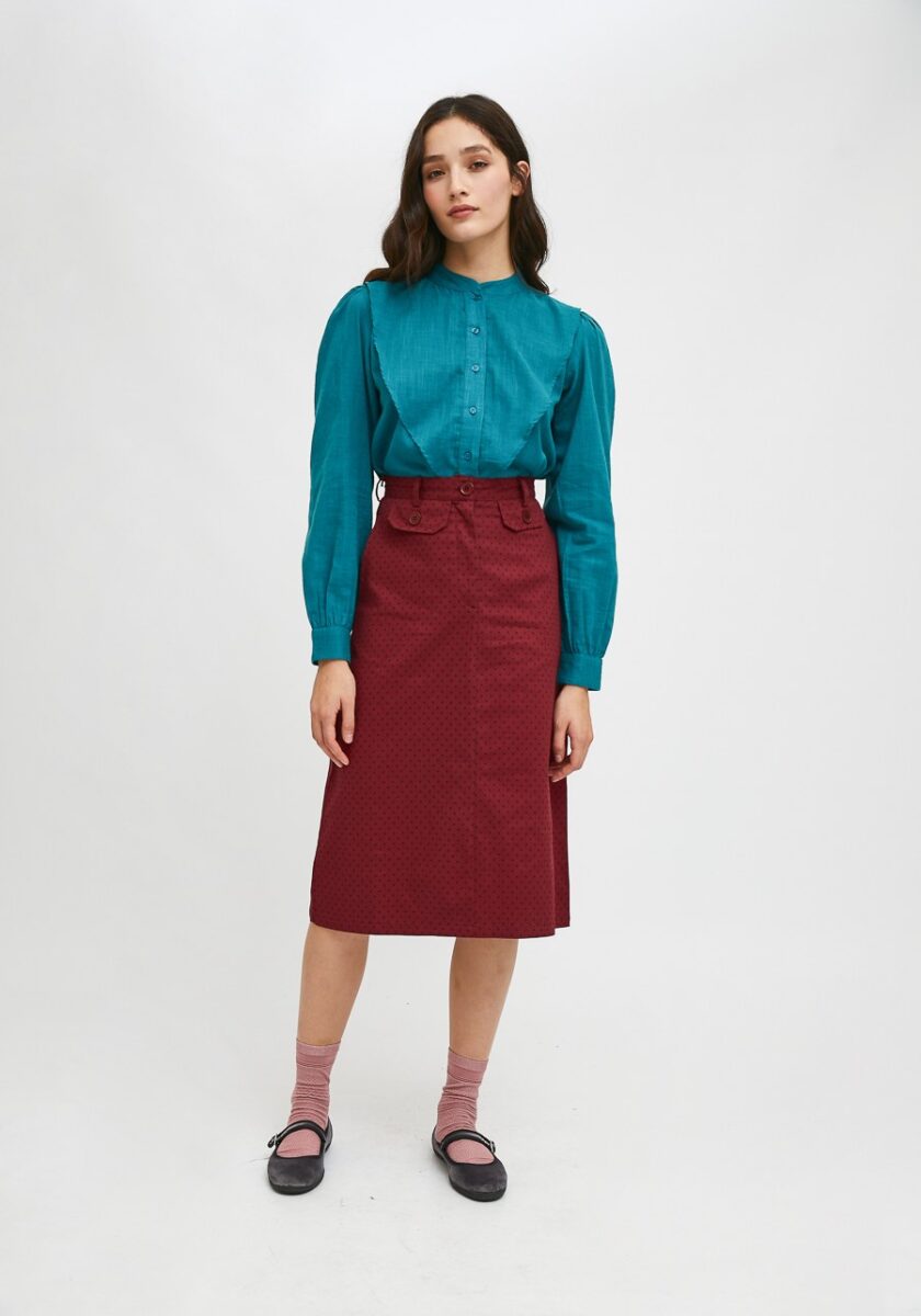 Skirt (Μπορντό) love.sinnefo.cloud