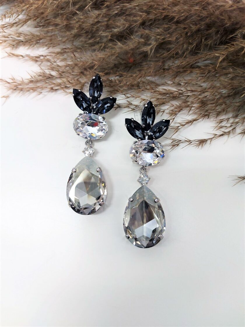 Σκουλαρίκια flower drops earrings love.sinnefo.cloud