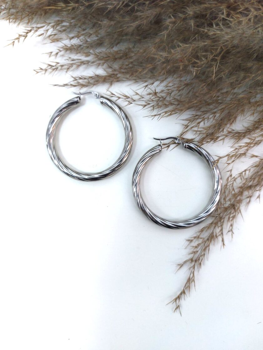 Eleana Big Hoops Silver love.sinnefo.cloud