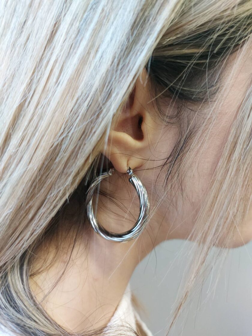 Eleana Big Hoops Silver love.sinnefo.cloud