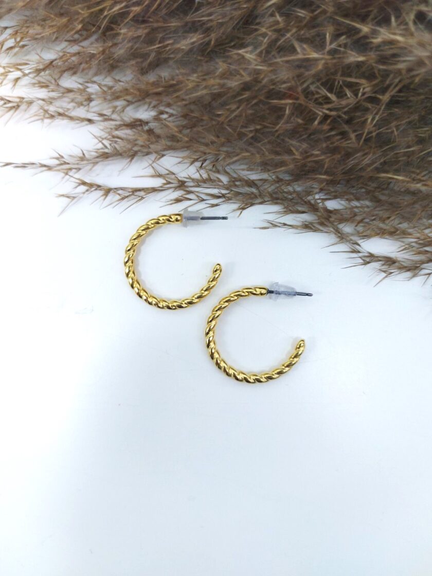 Gold Croissant Hoops love.sinnefo.cloud