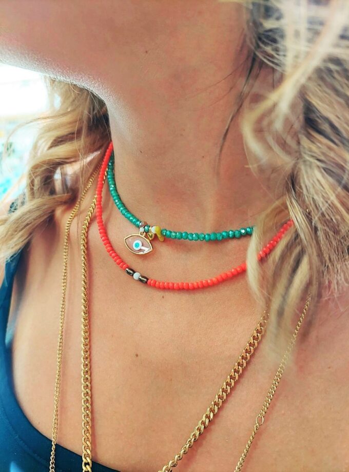 κολιέ summer necklaces love.sinnefo.cloud