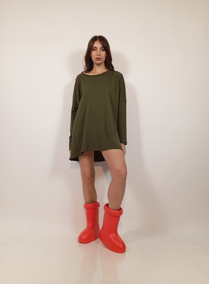 Irini Cotton Top (Olive) love.sinnefo.cloud