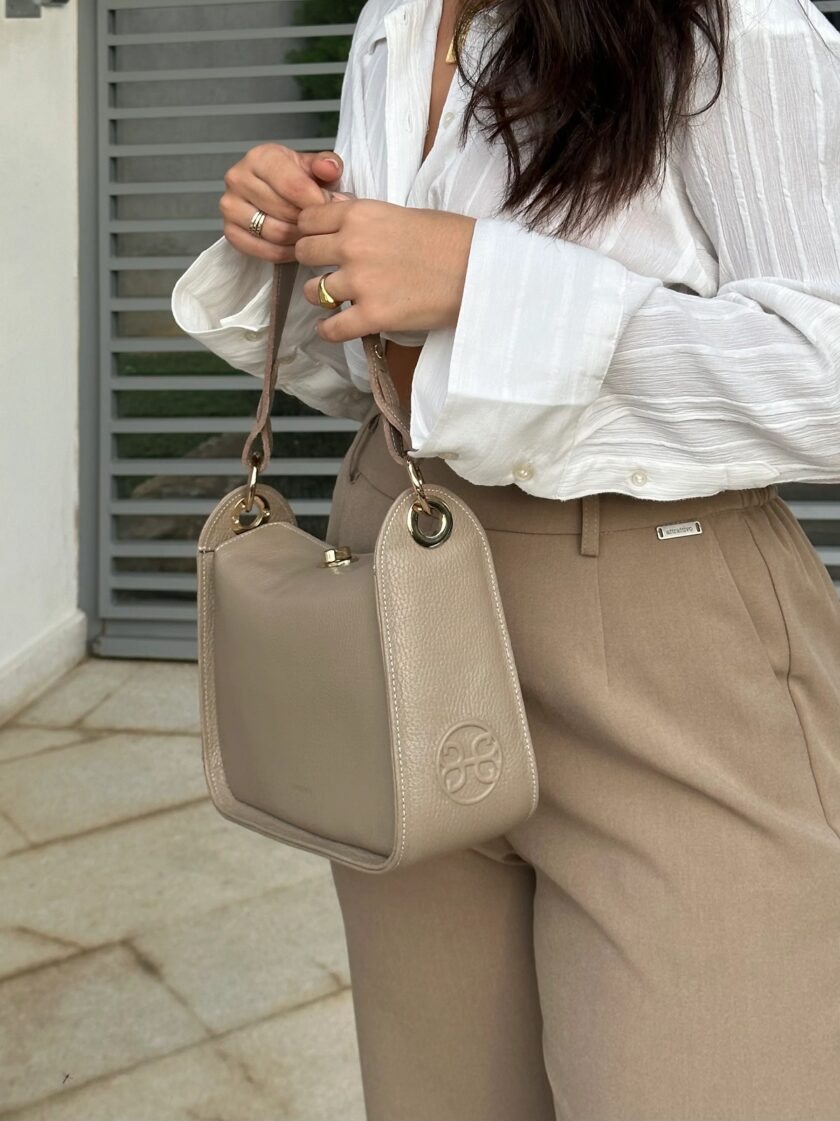 Gigi Bag -Taupe Leather love.sinnefo.cloud