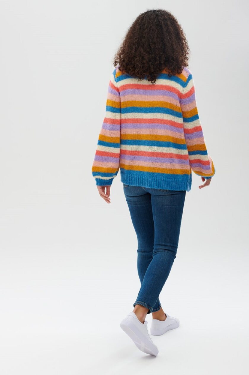 Ζακέτα Yvette Cardigan - Colourful Stripes love.sinnefo.cloud