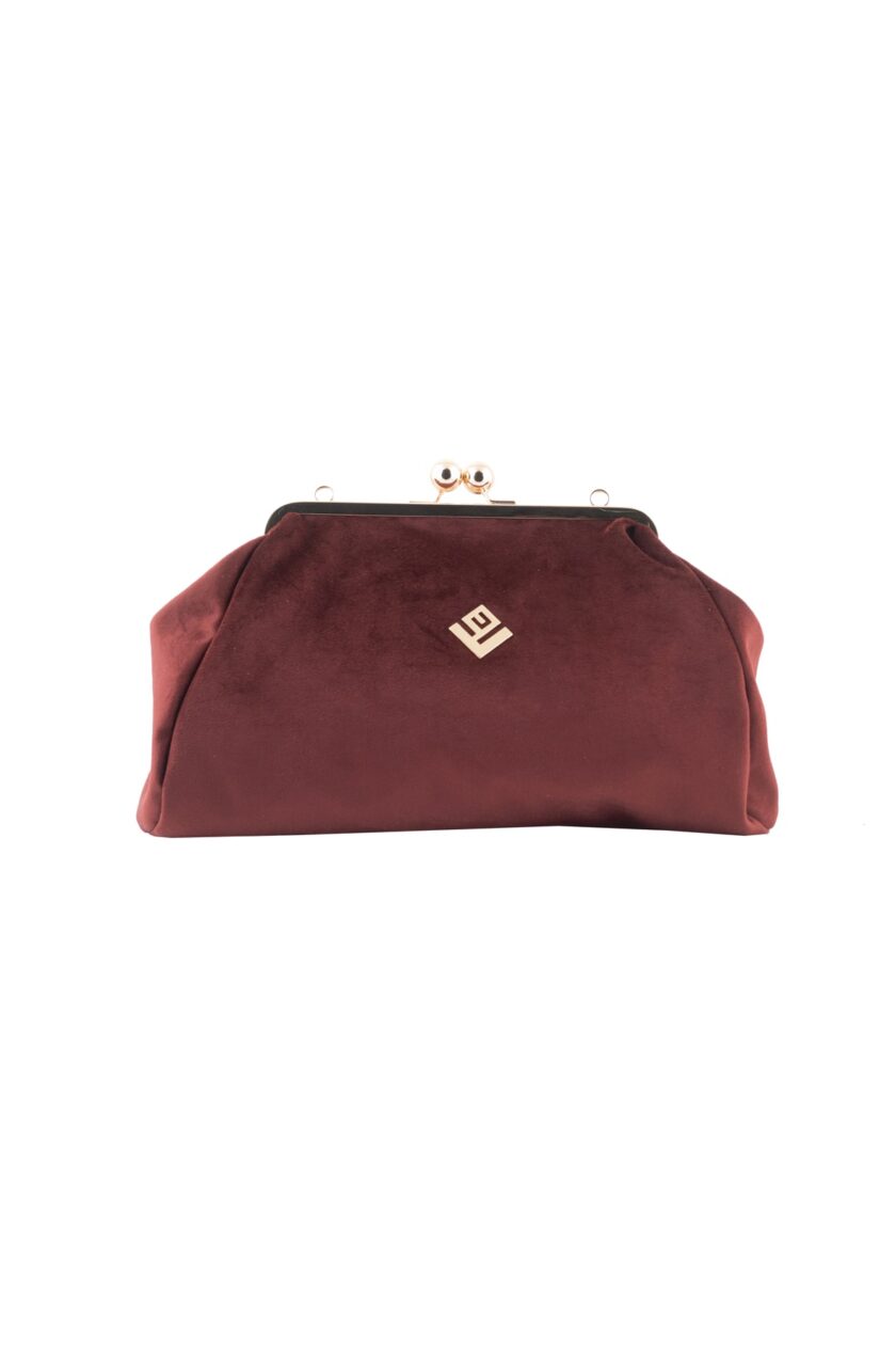 Τσάντα Marais Velvet Bag Bordeaux love.sinnefo.cloud