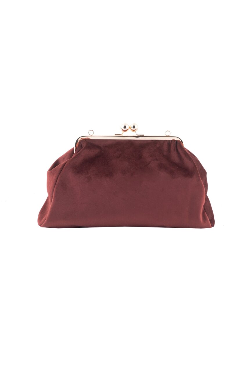 Τσάντα Marais Velvet Bag Bordeaux love.sinnefo.cloud