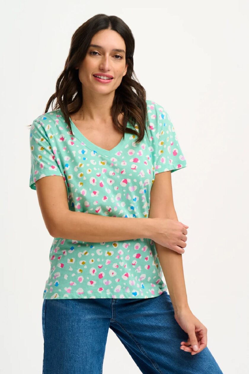 Khloe V Neck Tshirt love.sinnefo.cloud
