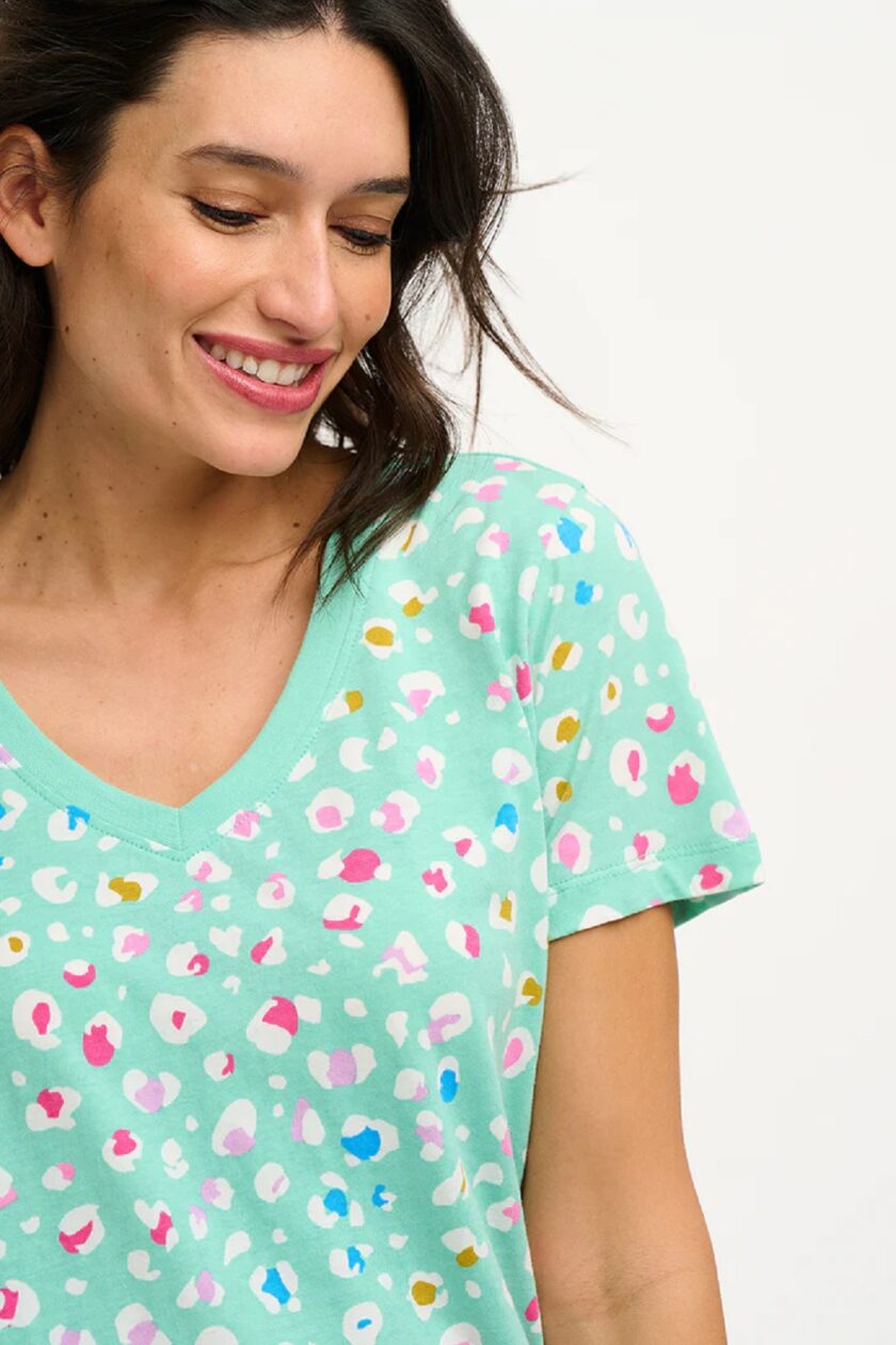 Khloe V Neck Tshirt love.sinnefo.cloud