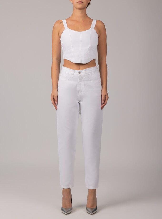 Alice Bust White Denim love.sinnefo.cloud