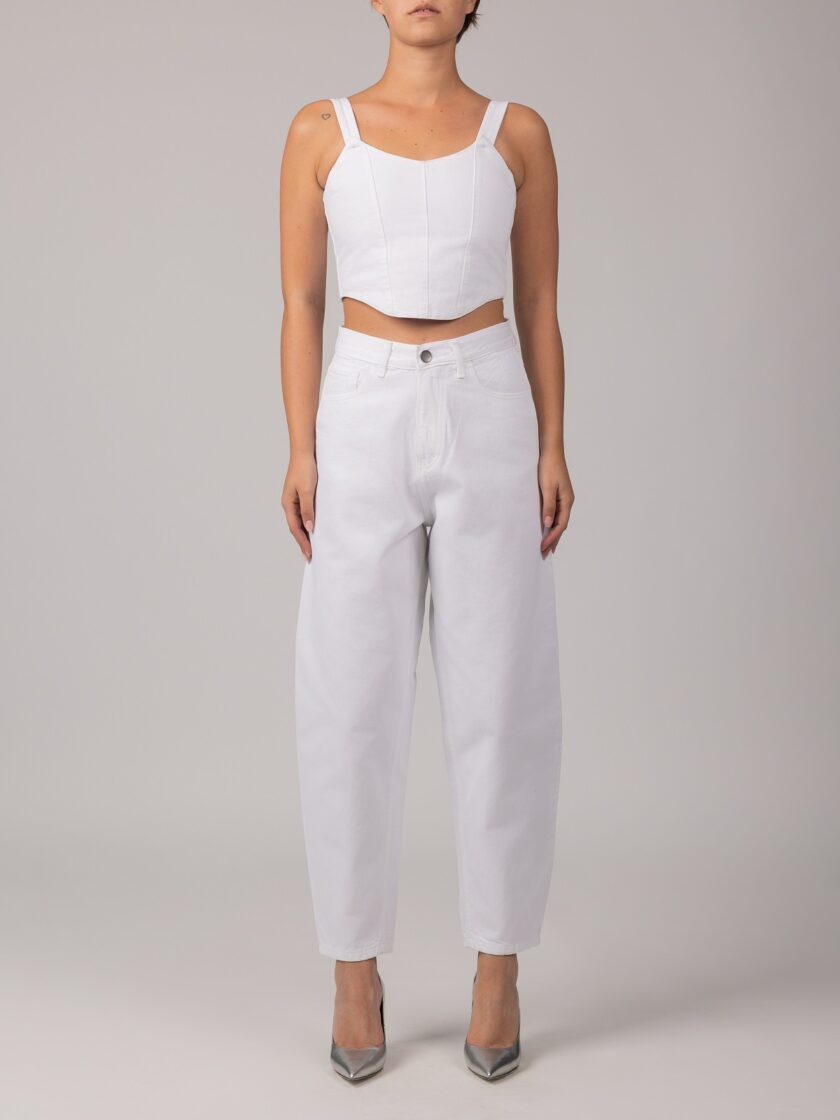 Lima Slouchy White Denim love.sinnefo.cloud