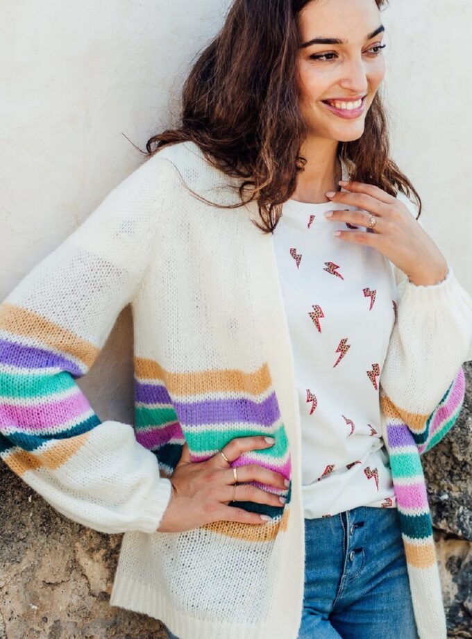 Ζακετα Yvette Cardigan - Block Stripes love.sinnefo.cloud