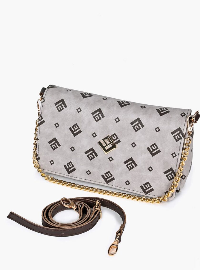 Zoe Midi Signature Bag (Grey) love.sinnefo.cloud