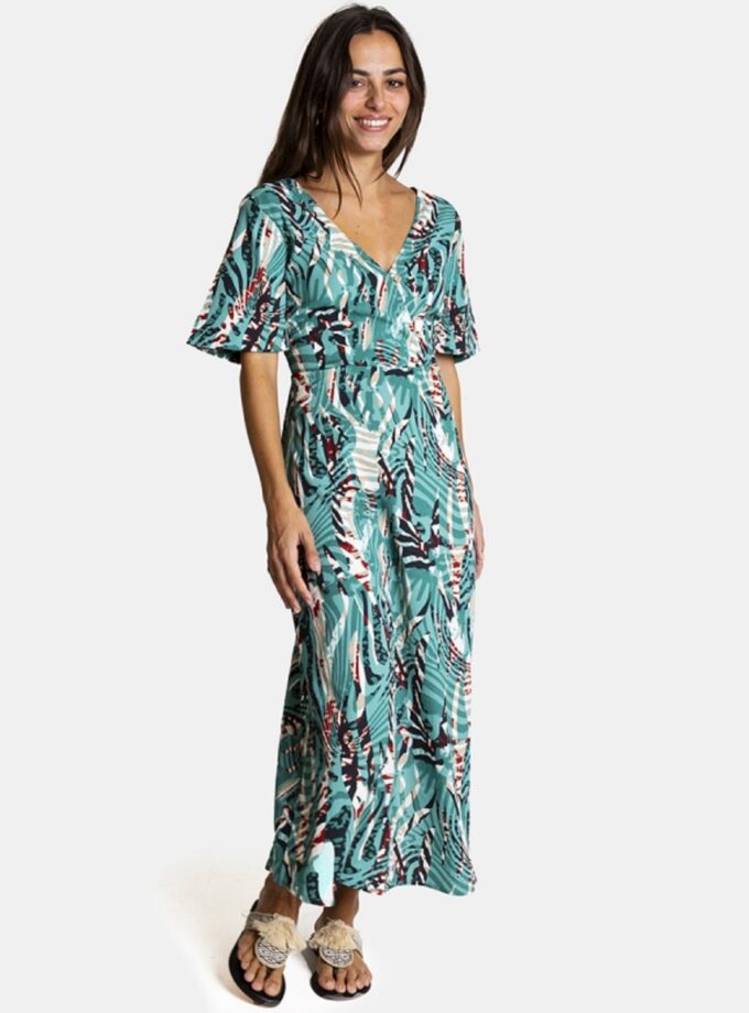Afrik Print Long Dress love.sinnefo.cloud