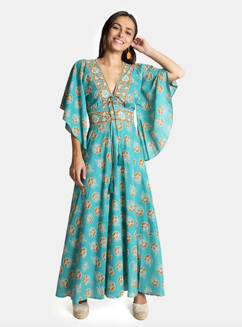 Floral Print Long Dress love.sinnefo.cloud