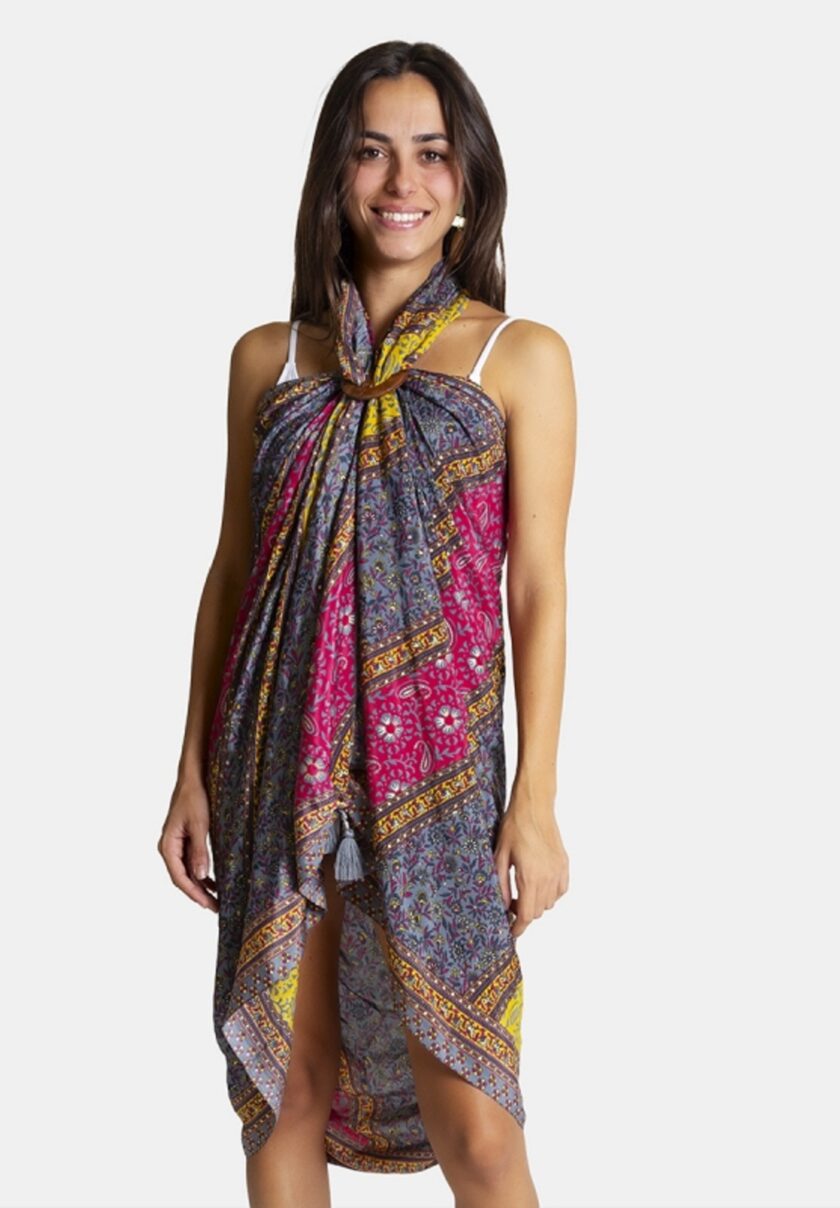 Pareo Floral Violet love.sinnefo.cloud