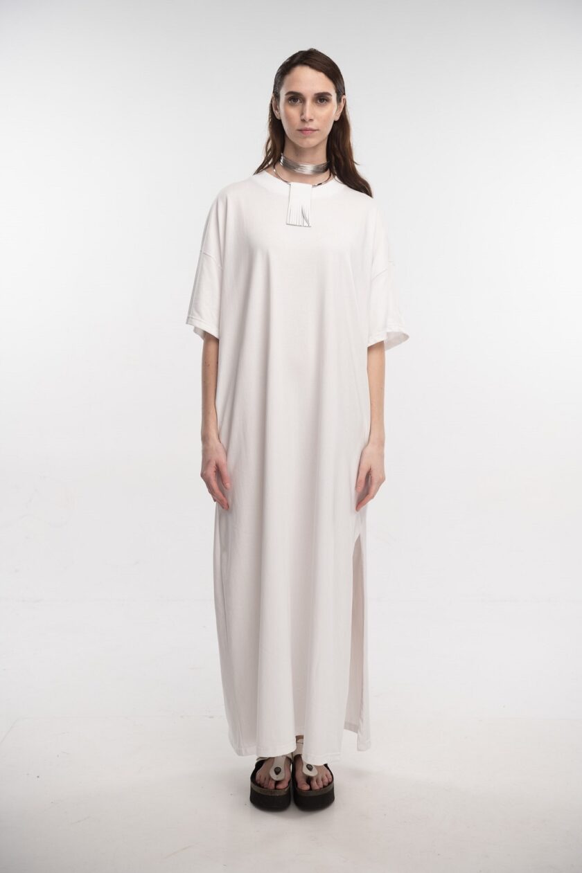 Tee Dress (White) love.sinnefo.cloud