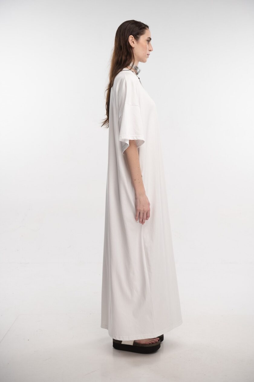 Tee Dress (White) love.sinnefo.cloud