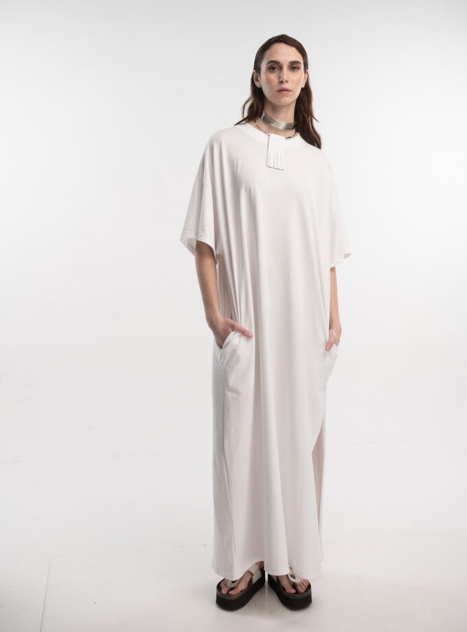 Tee Dress (White) love.sinnefo.cloud