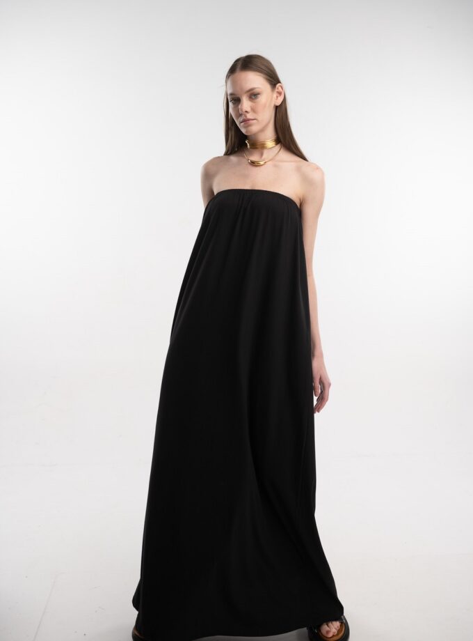 Strap Dress (Black) love.sinnefo.cloud