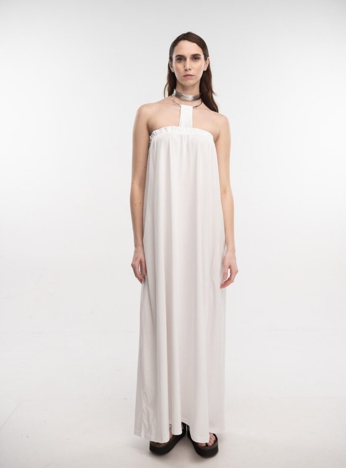 Strap Dress (White) love.sinnefo.cloud