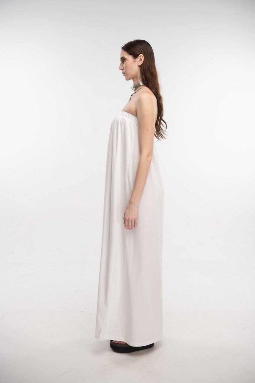 Strap Dress (White) love.sinnefo.cloud