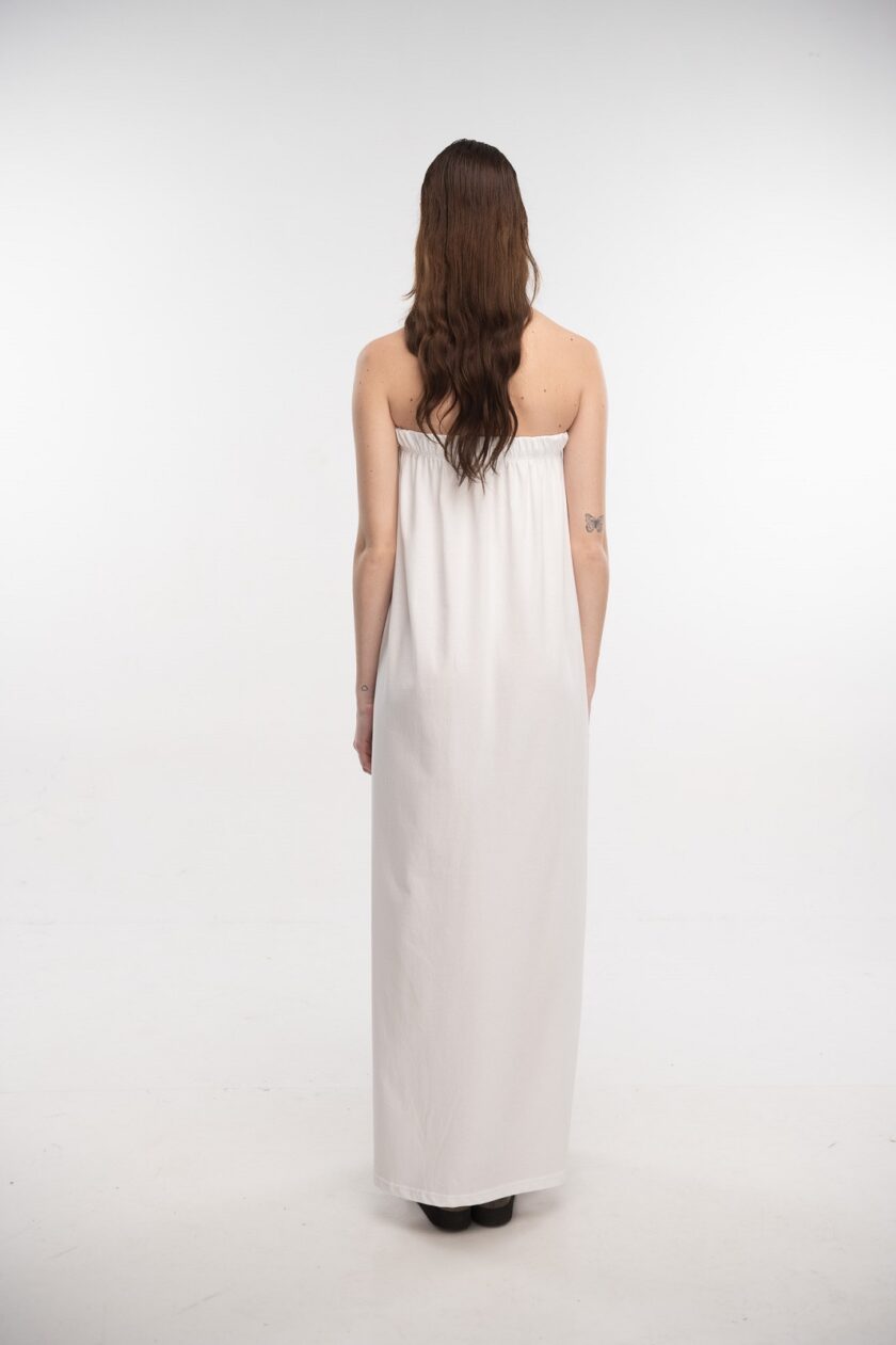 Strap Dress (White) love.sinnefo.cloud