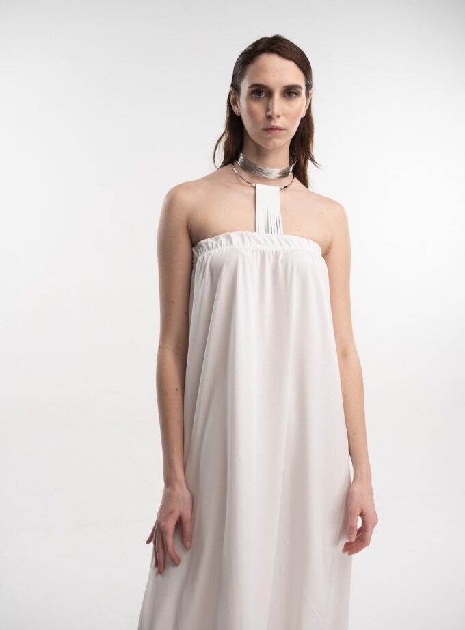 Strap Dress (White) love.sinnefo.cloud