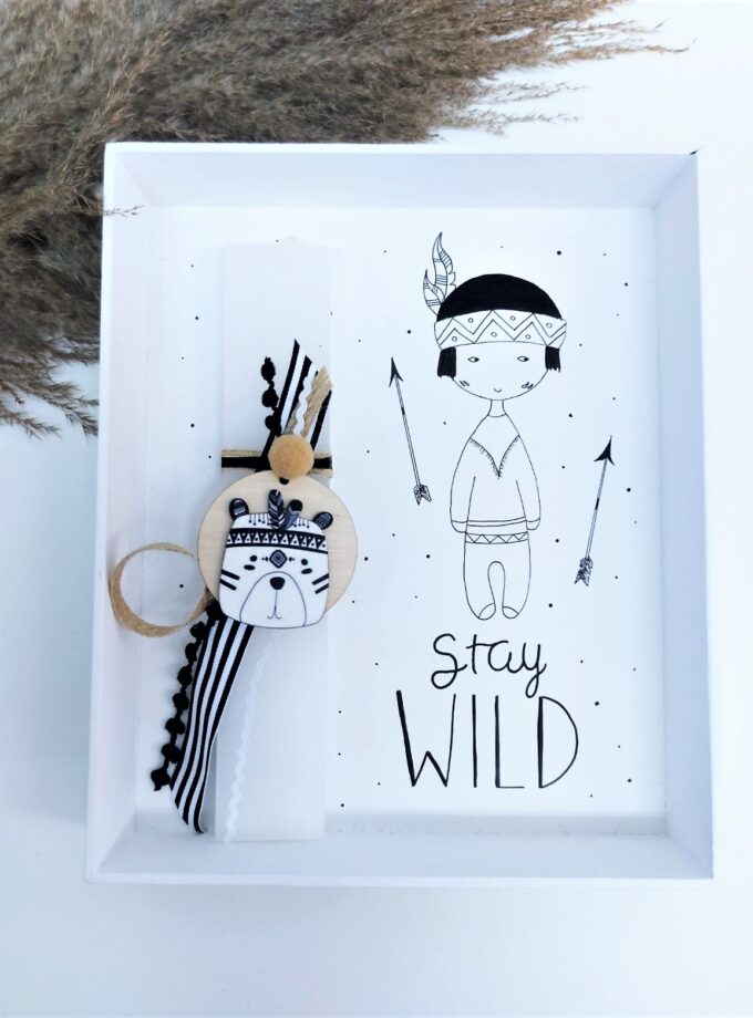λαμπαδα Stay Wild Candle love.sinnefo.cloud