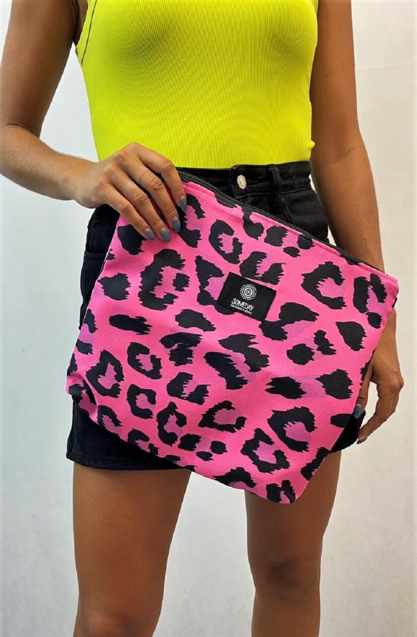 pink animal Print Beach Necessaire love.sinnefo.cloud